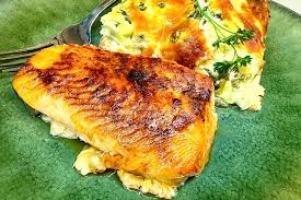 Savory Baked Salmon with Lemon Dill Sauce